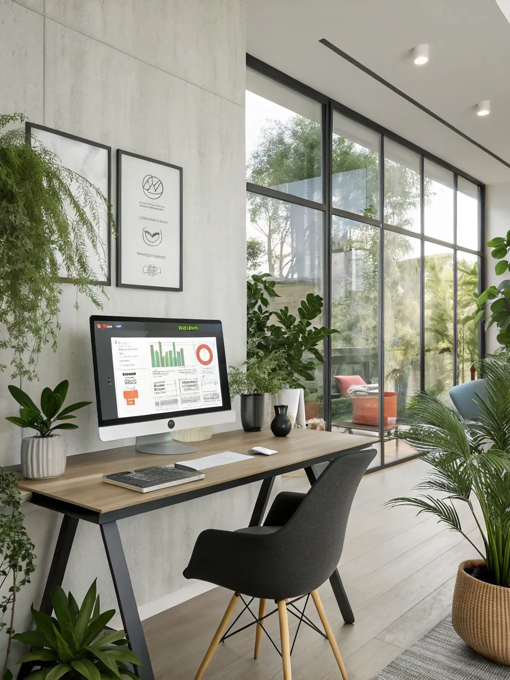 A smart energy management system interface, showing real-time energy production and consumption data.